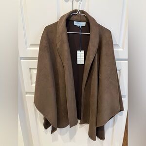 NWT Tuckernuck collared suede cape